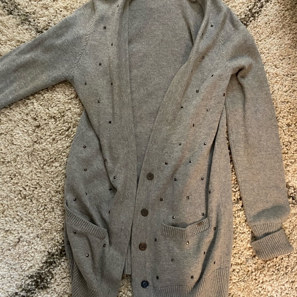 Victoria’s Secret long gray cardigan sweater